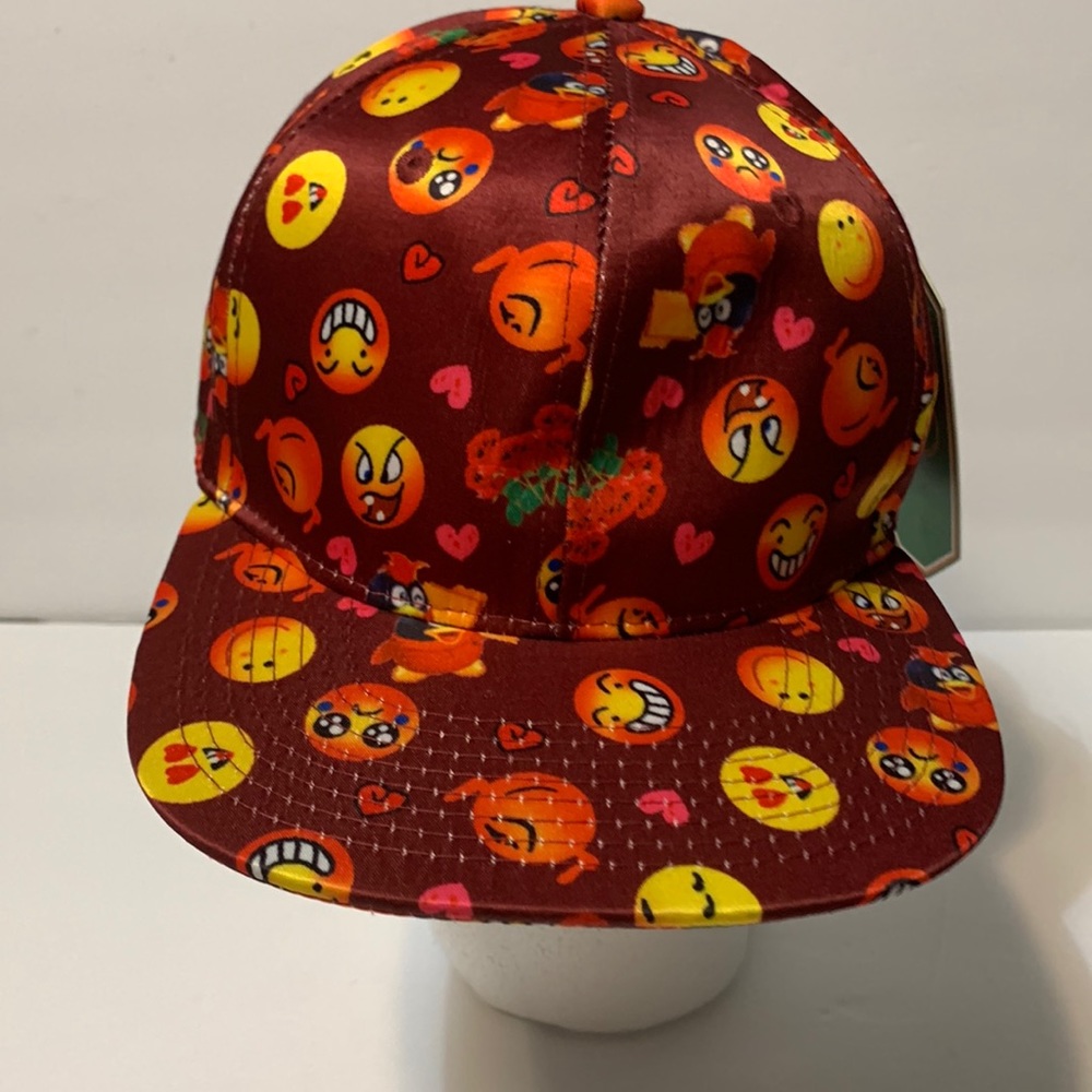 Emoji baseball hat cap Crown NWT